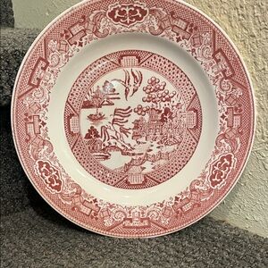 Vintage Willow Ware by Royal China dinner plate